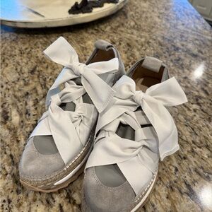 Free People Gray Espadrille Shoes with Chic Design